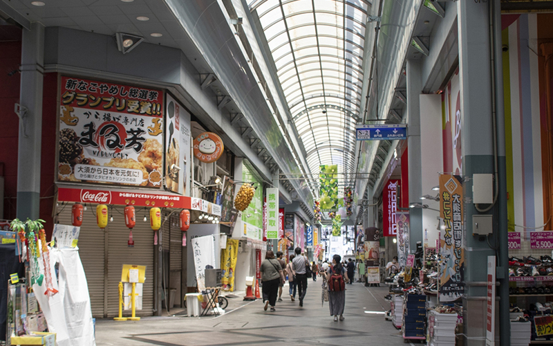 商店街の鳩被害