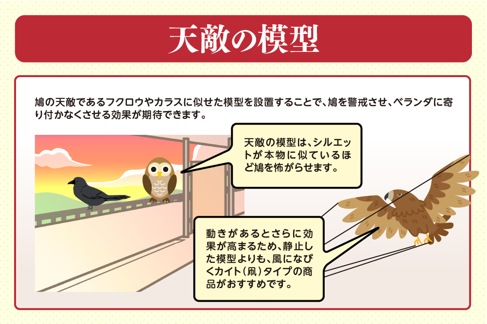 天敵の模型